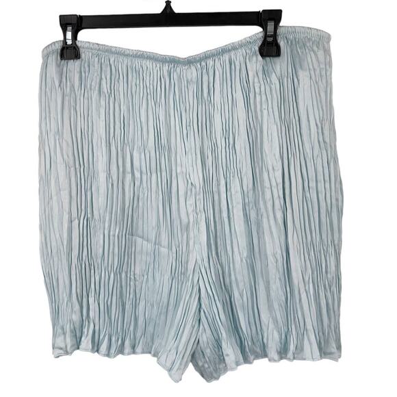 Vince Pants - Vince shorts crushed pleat blue X-Large XL